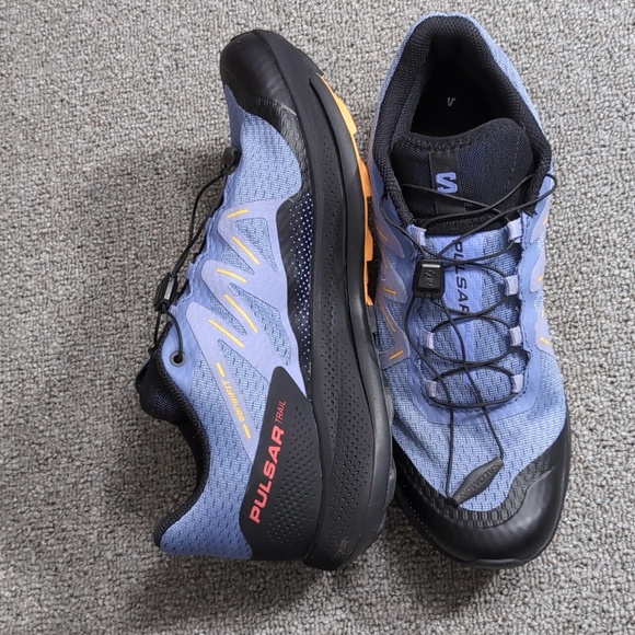 Salomon Pulsar Trail-Running Shoes Size 10 in Velvet Morning / Black - Picture 9 of 16